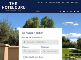 'thehotelguru.com' screenshot