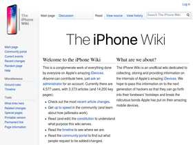 'theiphonewiki.com' screenshot