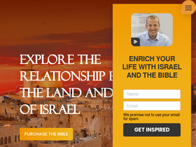 'theisraelbible.com' screenshot