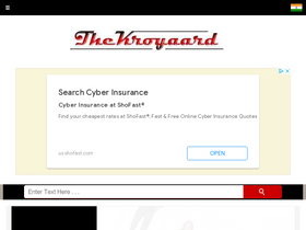'thekroyaard.com' screenshot