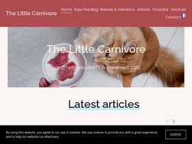 'thelittlecarnivore.com' screenshot