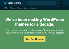 'theme-junkie.com' screenshot