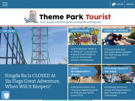 'themeparktourist.com' screenshot