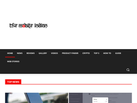 'themobileindian.com' screenshot