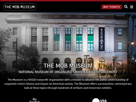 'themobmuseum.org' screenshot