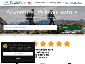 'thenaturaladventure.com' screenshot