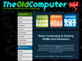 'theoldcomputer.com' screenshot
