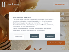 'theotokos.fr' screenshot