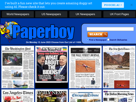 'thepaperboy.com' screenshot