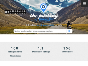 'theparking-motorcycle.com' screenshot