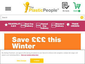 'theplasticpeople.co.uk' screenshot