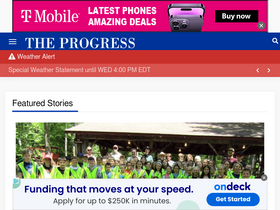 'theprogressnews.com' screenshot