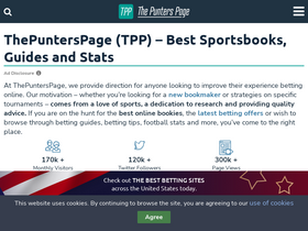 'thepunterspage.com' screenshot