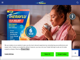 'theraflu.com' screenshot