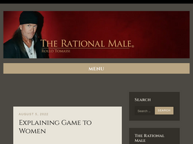 'therationalmale.com' screenshot