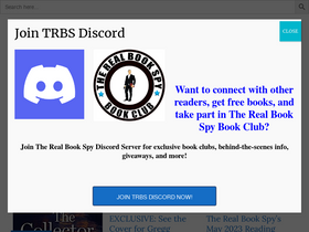 'therealbookspy.com' screenshot