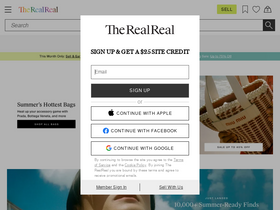 'therealreal.com' screenshot