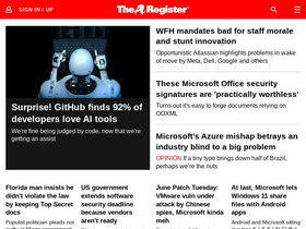 'theregister.co.uk' screenshot