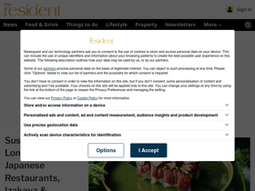 'theresident.co.uk' screenshot