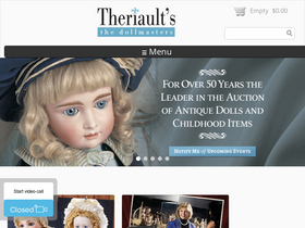 'theriaults.com' screenshot
