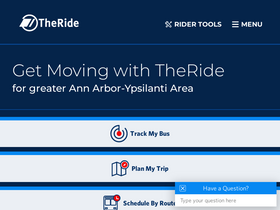 'theride.org' screenshot