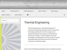 'thermal-engineering.org' screenshot