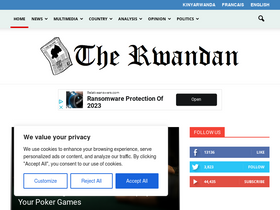 'therwandan.com' screenshot