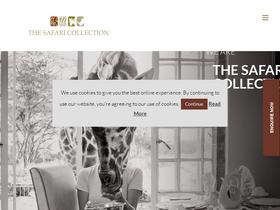 'thesafaricollection.com' screenshot