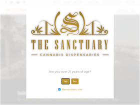 'thesanctuarynv.com' screenshot