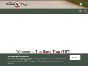 'thesandtrap.com' screenshot