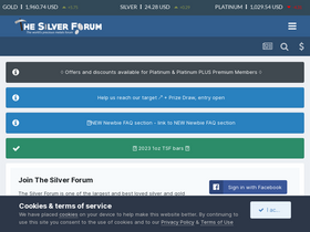 'thesilverforum.com' screenshot