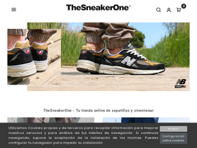 'thesneakerone.com' screenshot