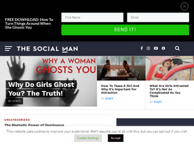 'thesocialman.com' screenshot