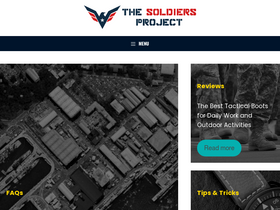 'thesoldiersproject.org' screenshot