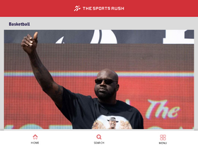 'thesportsrush.com' screenshot