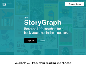 'thestorygraph.com' screenshot