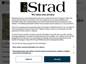 'thestrad.com' screenshot