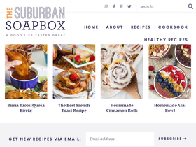 'thesuburbansoapbox.com' screenshot