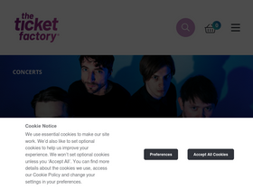 'theticketfactory.com' screenshot
