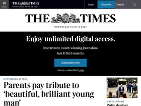 'thetimes.co.uk' screenshot