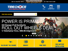 'thetirechoice.com' screenshot