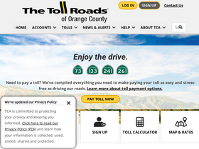 'thetollroads.com' screenshot