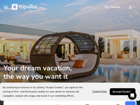 'thetopvillas.com' screenshot