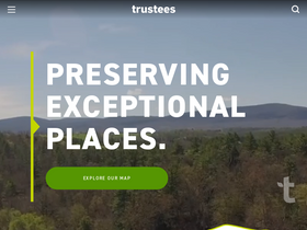 'thetrustees.org' screenshot