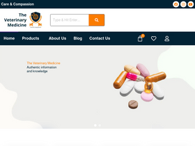 'theveterinarymedicine.com' screenshot
