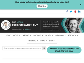'thevisualcommunicationguy.com' screenshot