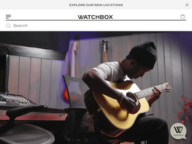'thewatchbox.com' screenshot
