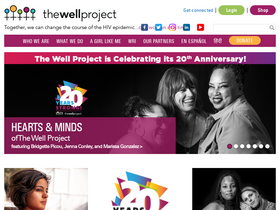 'thewellproject.org' screenshot