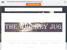 'thewhiskeyjug.com' screenshot