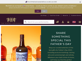 'thewhiskyexchange.com' screenshot
